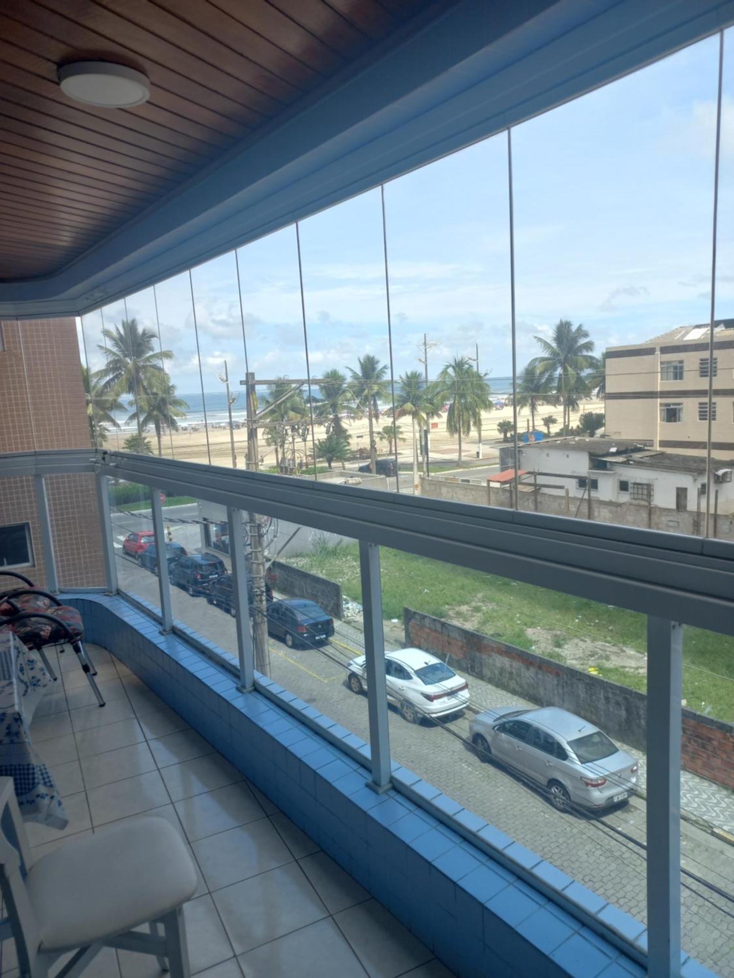 Apto Vista Mar, 8 Pessoas, Varanda Gourmet, Pe Na Areia! プライア・グランデ エクステリア 写真